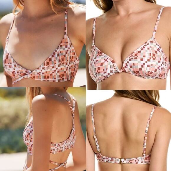 NWT L Space Swim Top - Kristen Tie & Helena Block Party Bikini Beach Bundle Sz S - Picture 2 of 7